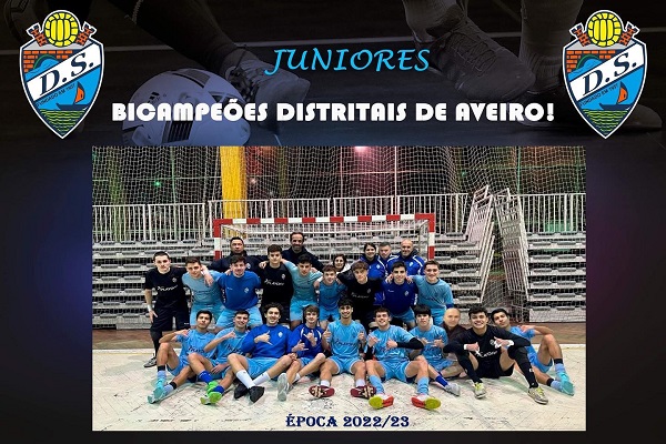 O GRC Dínamo Sanjoanense é Campeão Distrital de Juniores de Futsal