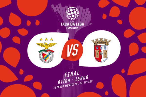 Bilhetes para a Final da Taça da Liga Feminina.