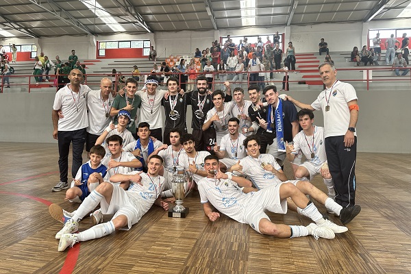 A GRC Dínamo Sanjoanense “B” conquista a Taça de Distrito de Aveiro Masculina de Futsal!