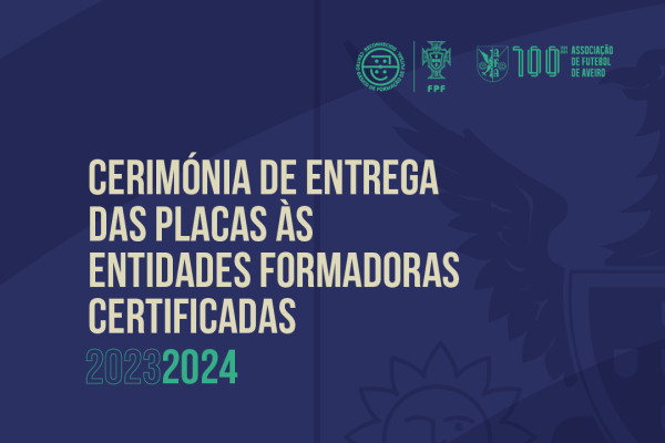 Cerimónia que distingue as Entidades Formadoras acontece a 31 de janeiro em Albergaria.